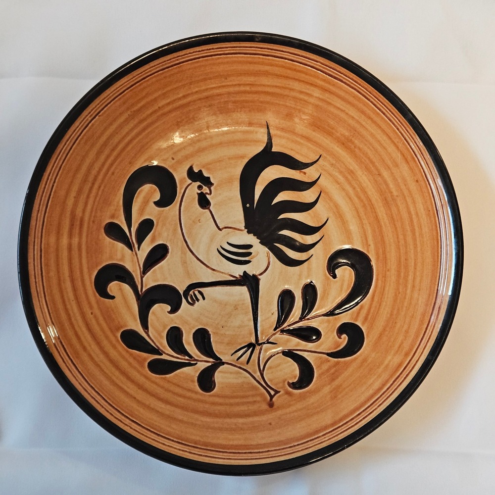 Pennsbury Pottery Rooster Plate 8"